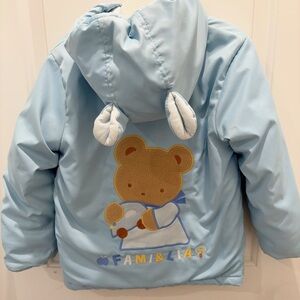 Cute Baby Blue Bear Hoodie Jacket size 110cm